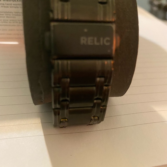 Relic watch black with Roman Numerals - Picture 4 of 7